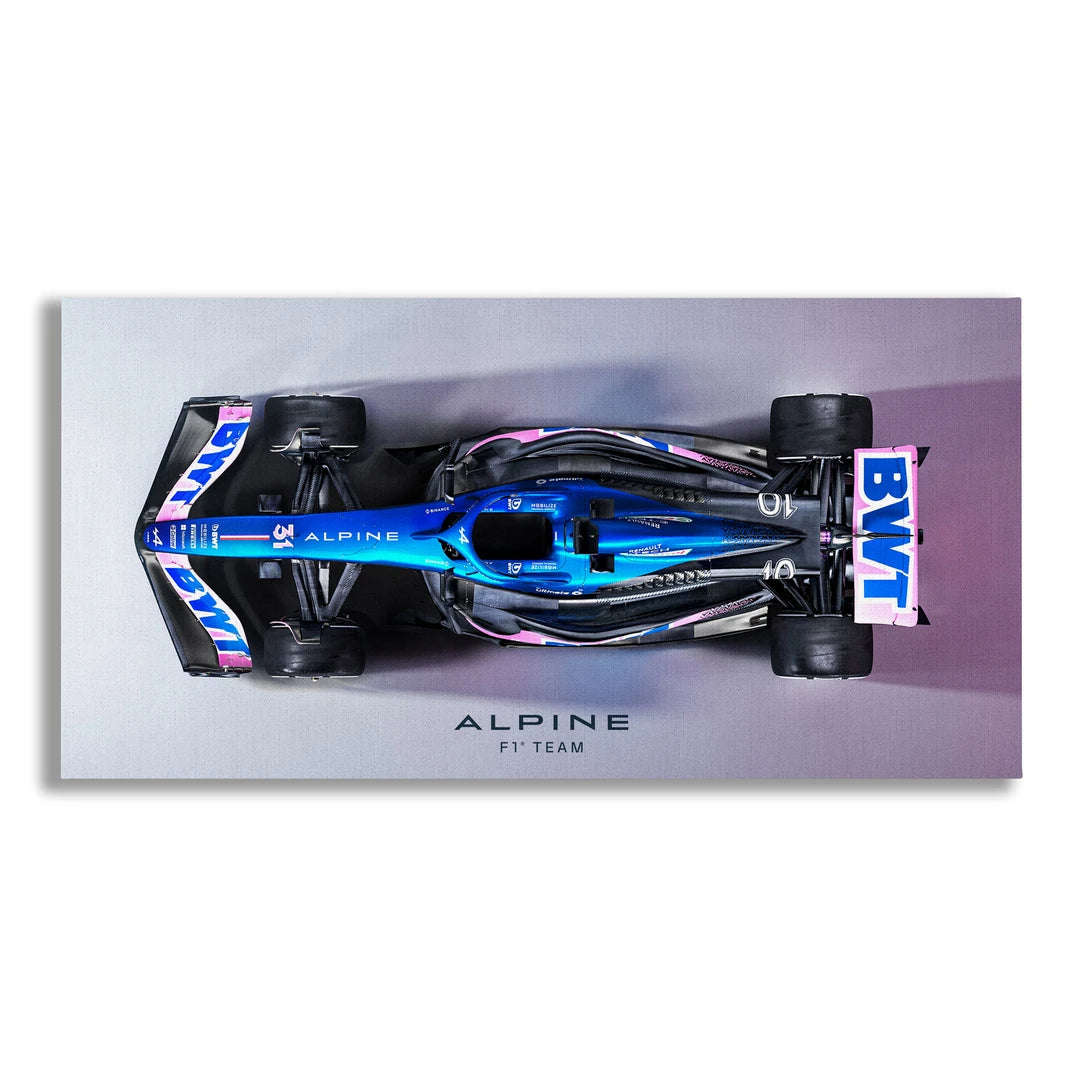 Alpine F1 z Góry | Obraz, widok z przodu