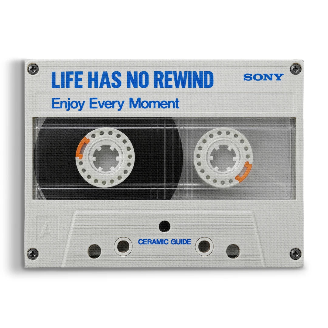 Kaseta Sony Life Has No Rewind | Obraz, widok z przodu