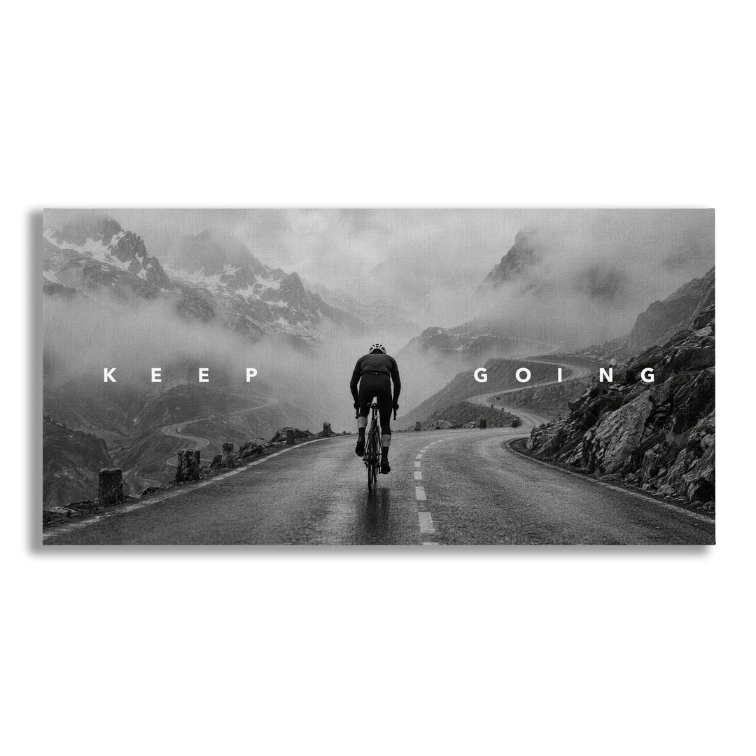 Keep Going Mountain Pass | Obraz, widok z przodu