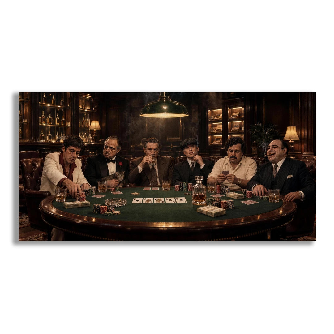 Gangster Poker Night | Obraz, widok z przodu