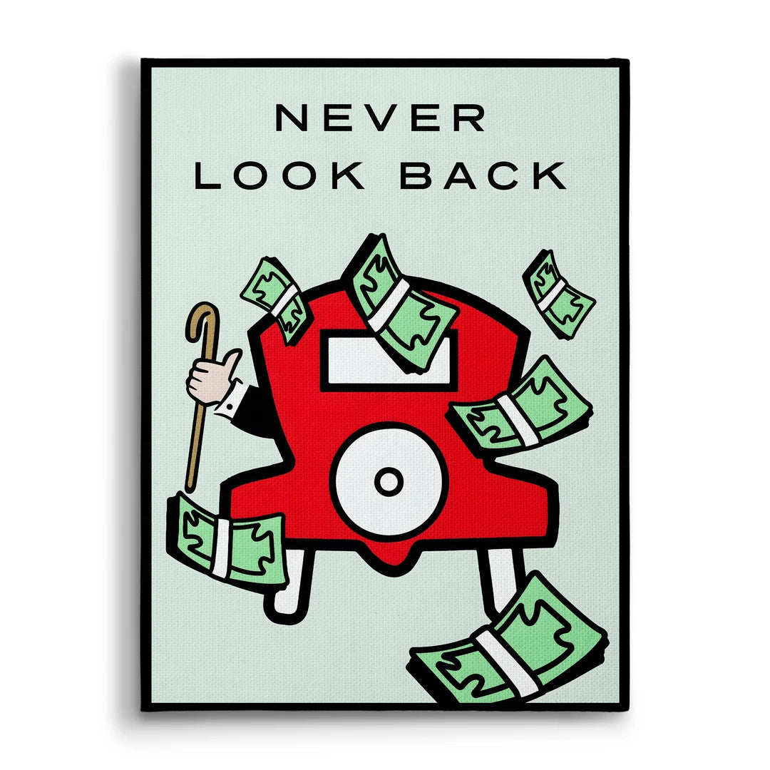 Monopoly Never Look Back | Obraz, widok z przodu