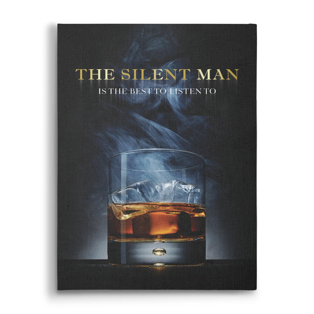 The Silent Man Whiskey | Obraz, widok z przodu