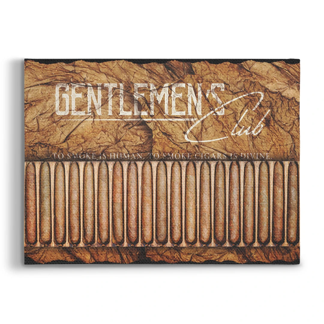 Gentlemen's Club Cigars | Obraz, widok z przodu