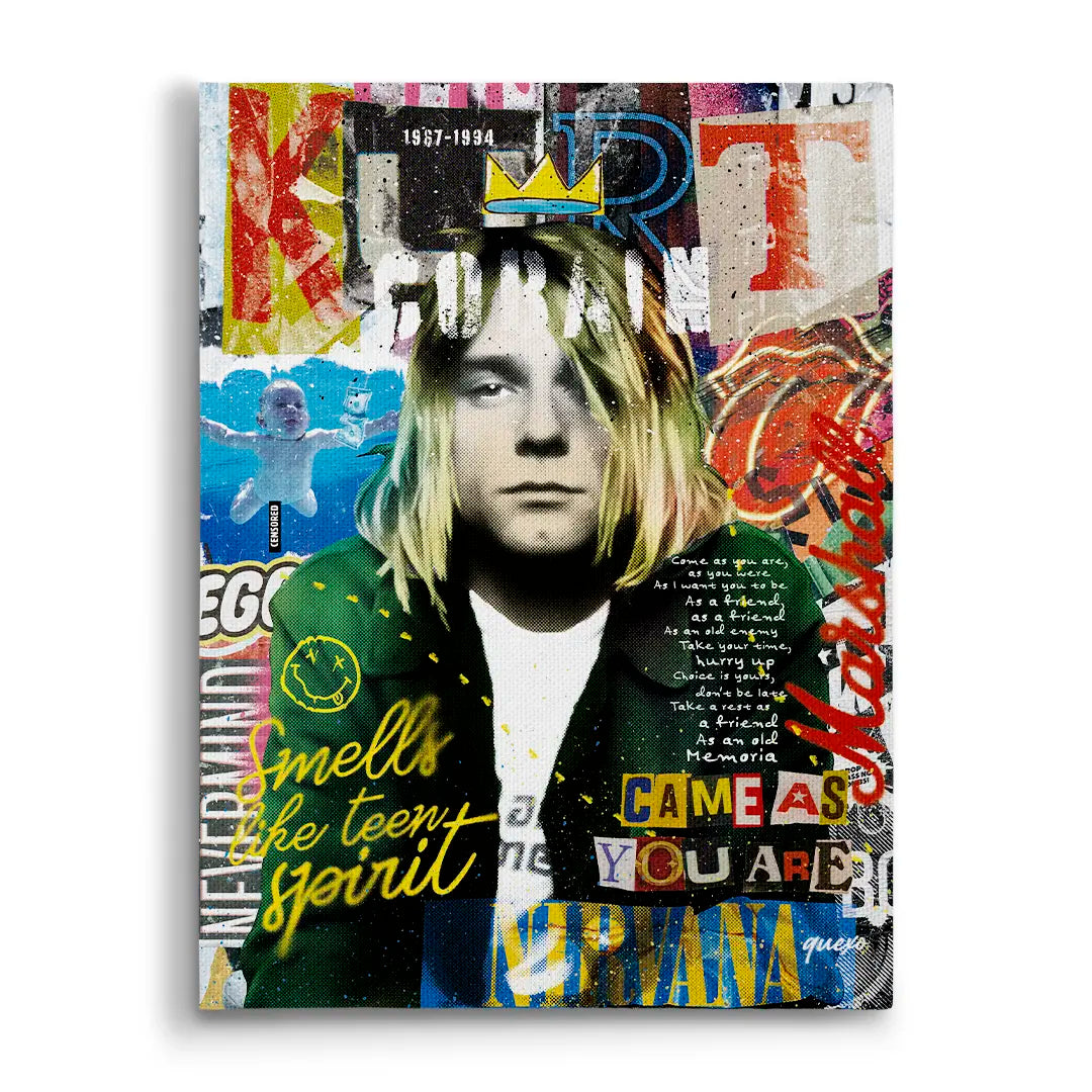 Kurt Cobain - Smells Like Teen Spirit | Canvas