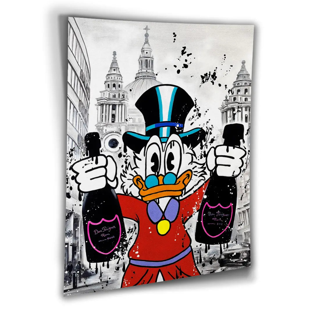 Champagne Scrooge | Plakat