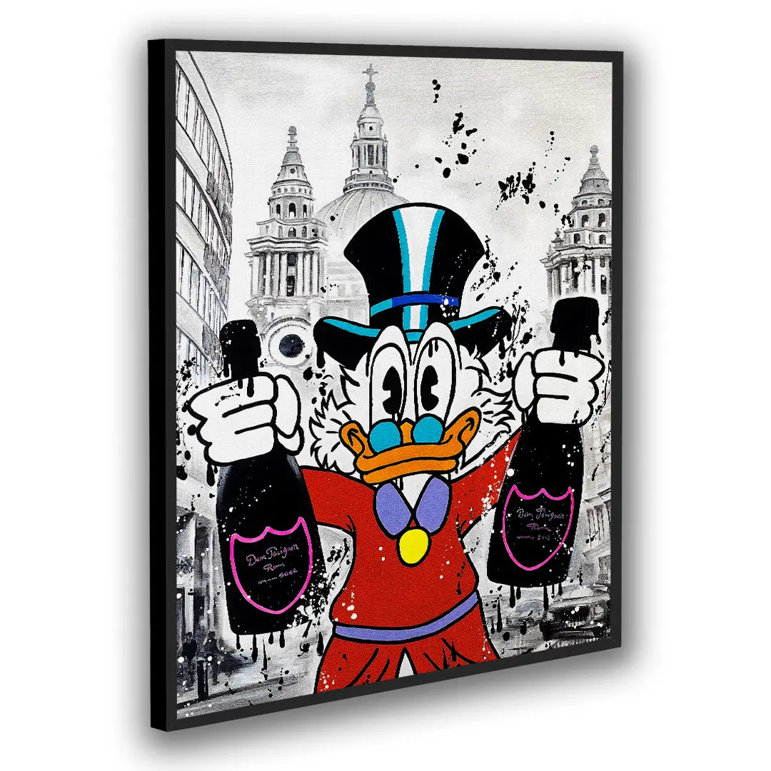 Champagne Scrooge | Plakat