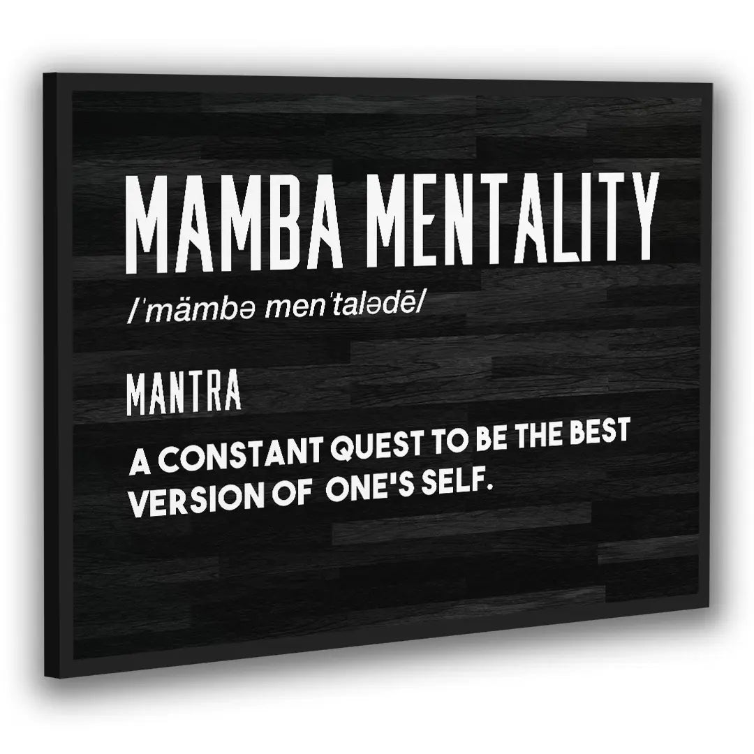 Mamba Mentality Definicja | Plakat