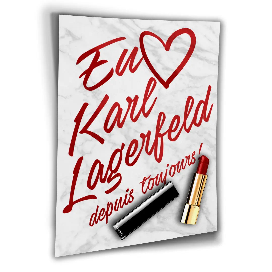 Eu Karl Lagerfeld | Plakat