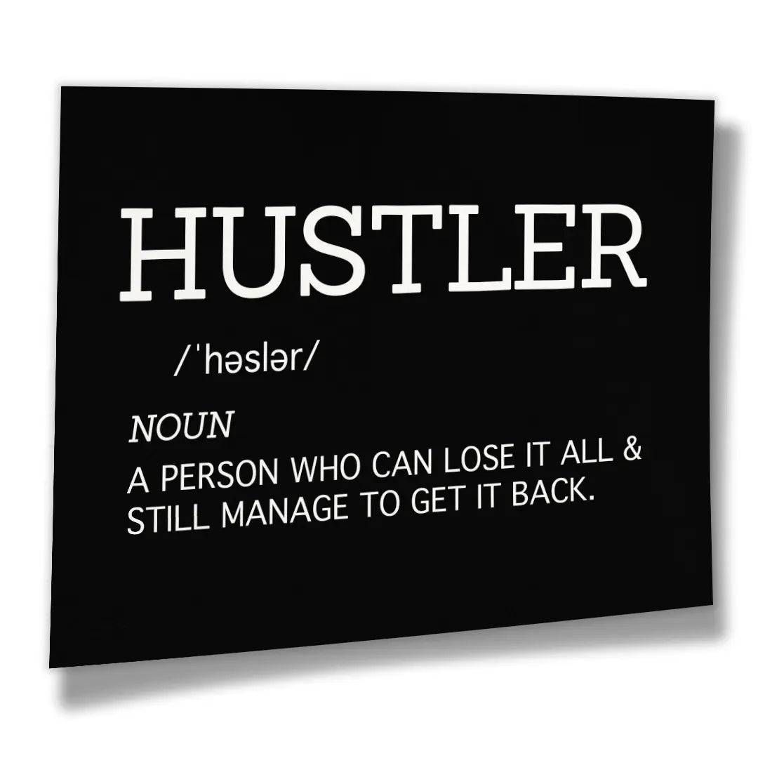 Hustler Definicja | Plakat