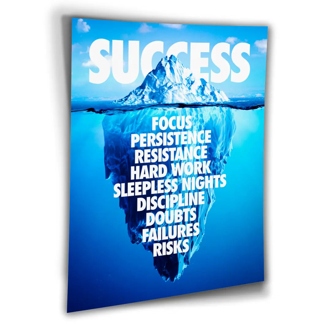 Success Iceberg | Plakat