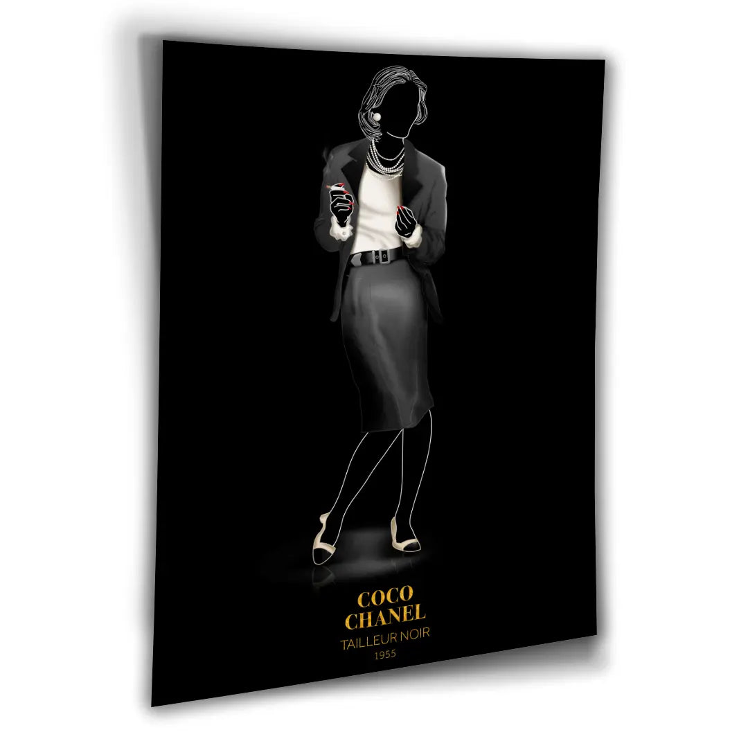 Coco Chanel Ikoniczna Sukienka | Plakat