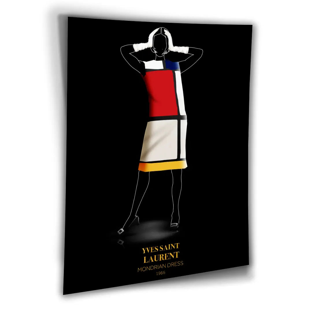 YSL Ikoniczna Sukienka | Plakat