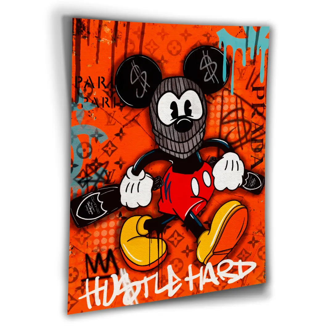 Hustle Hard Mickey | Plakat