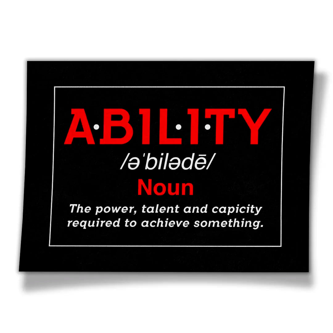 Ability Definition | Poster