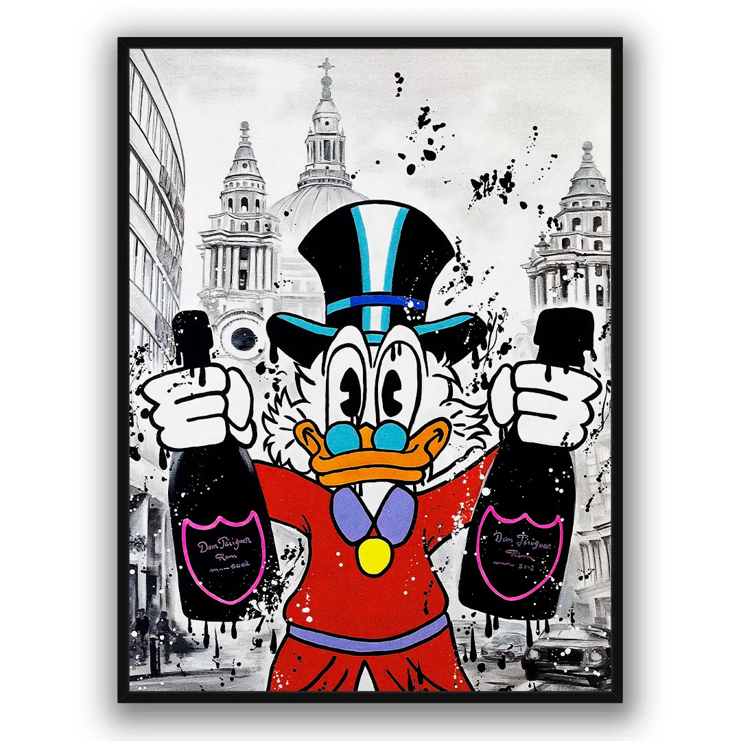 Champagne Scrooge | Plakat