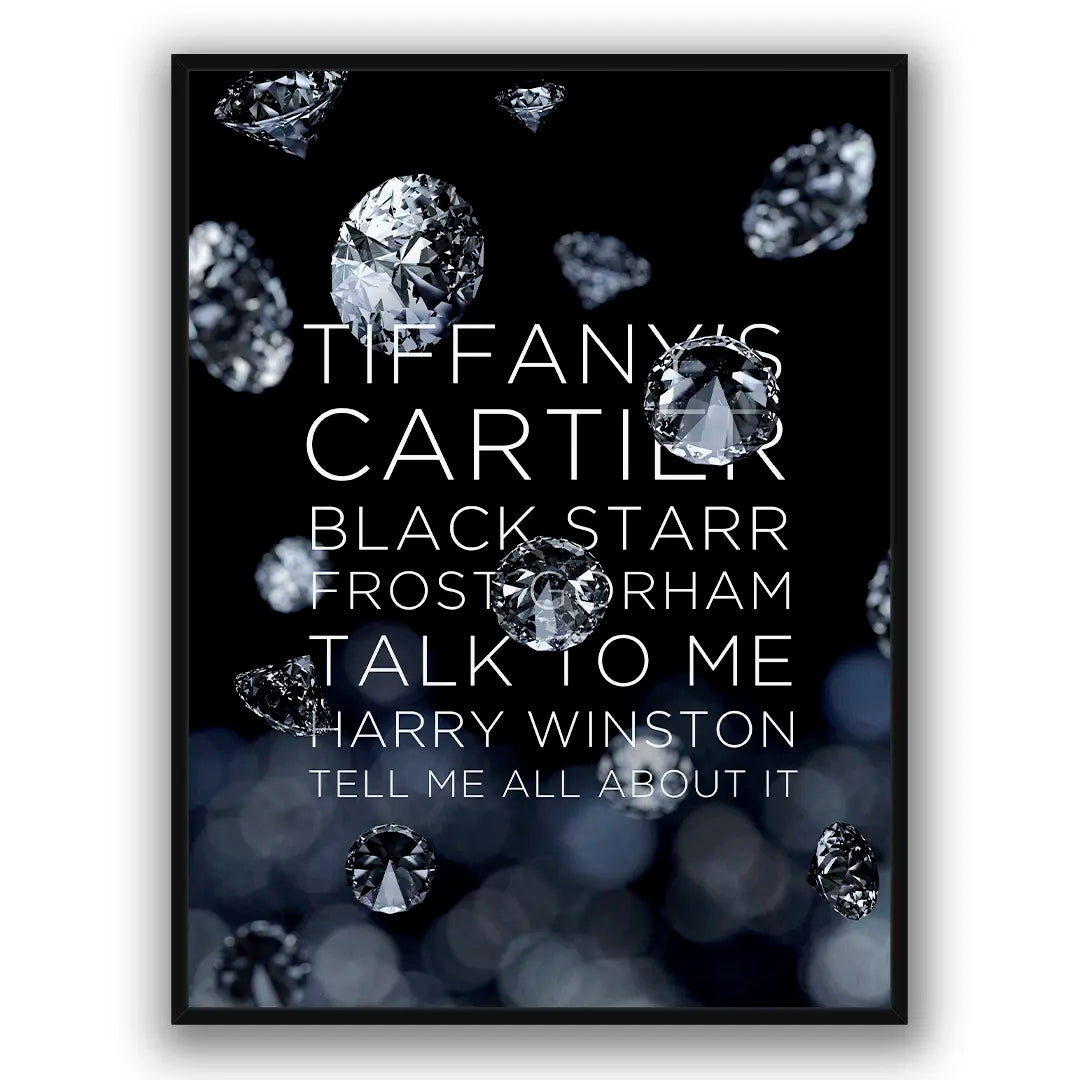 Diamonds Best Friend | Plakat