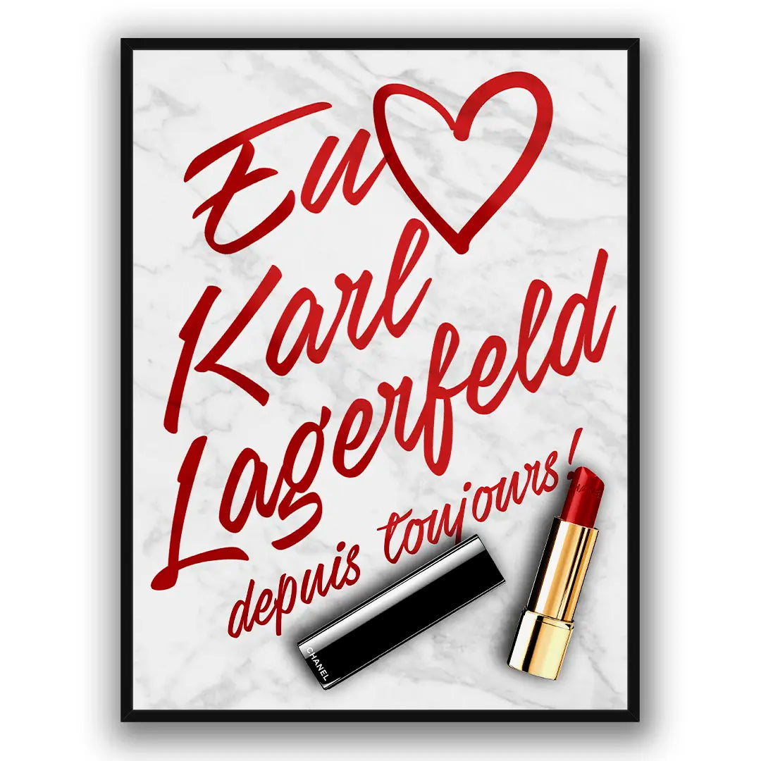 Eu Karl Lagerfeld | Plakat