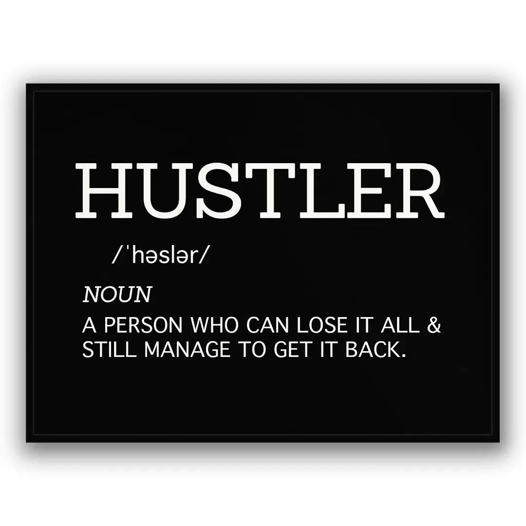 Hustler Definicja | Plakat