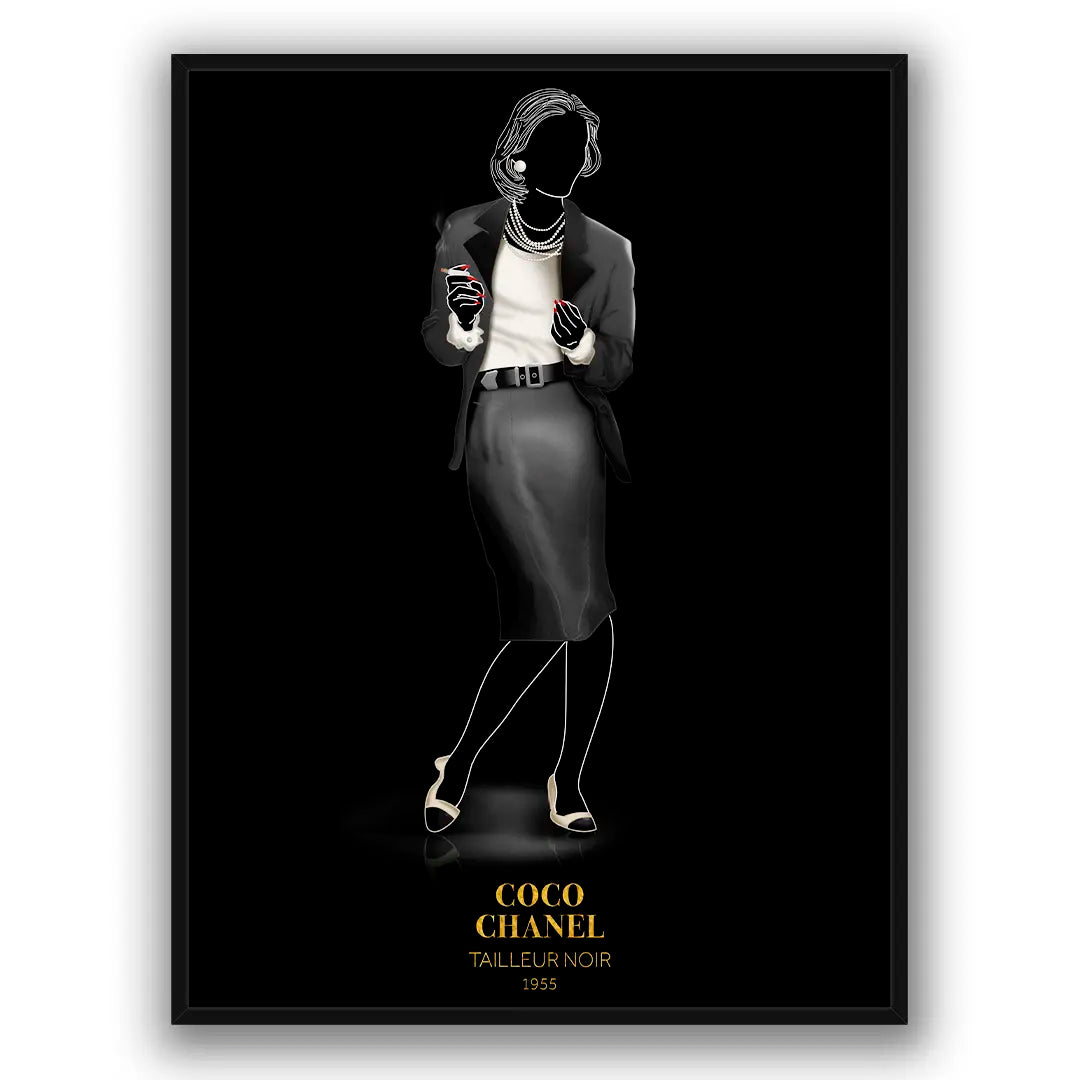 Coco Chanel Ikoniczna Sukienka | Plakat