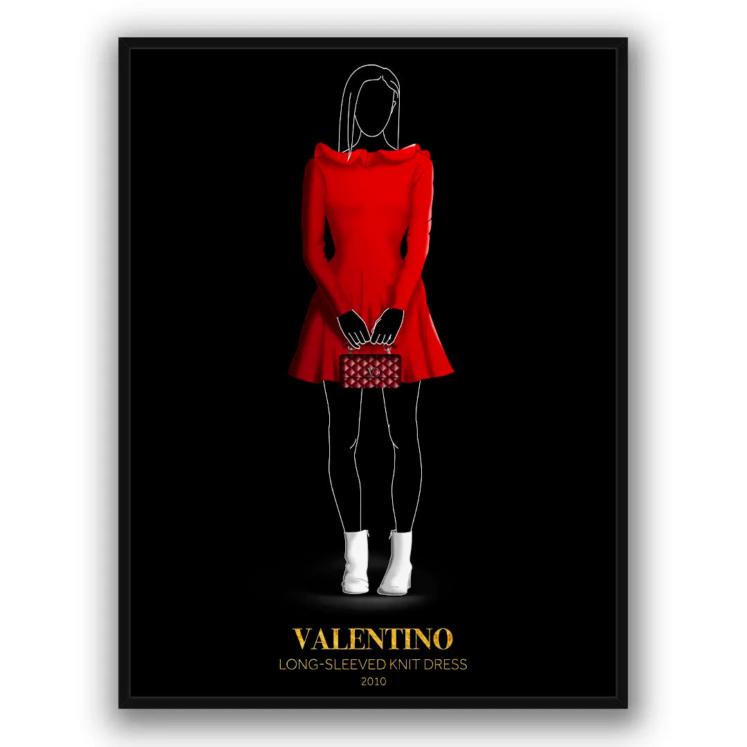 Valentino Ikoniczna Sukienka | Plakat