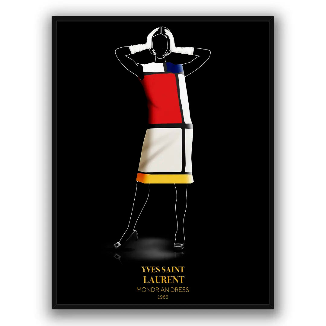 YSL Ikoniczna Sukienka | Plakat