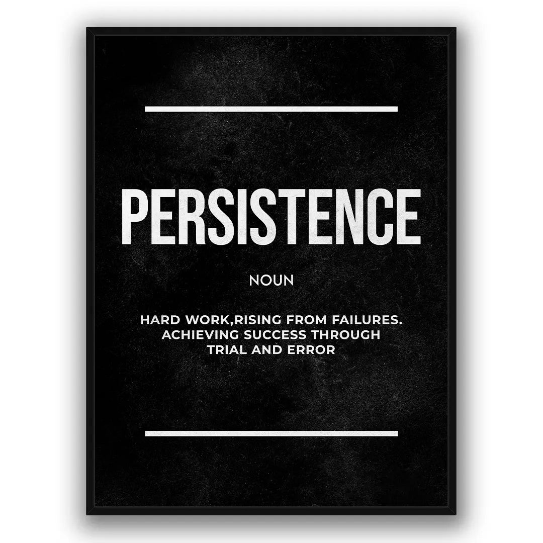 Persistence Definicja | Plakat