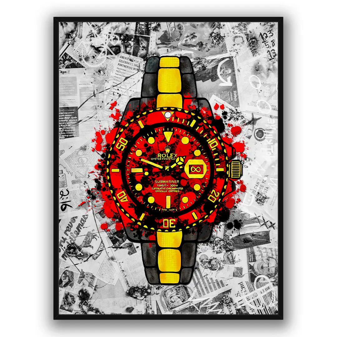 Submariner Czerwony | Plakat