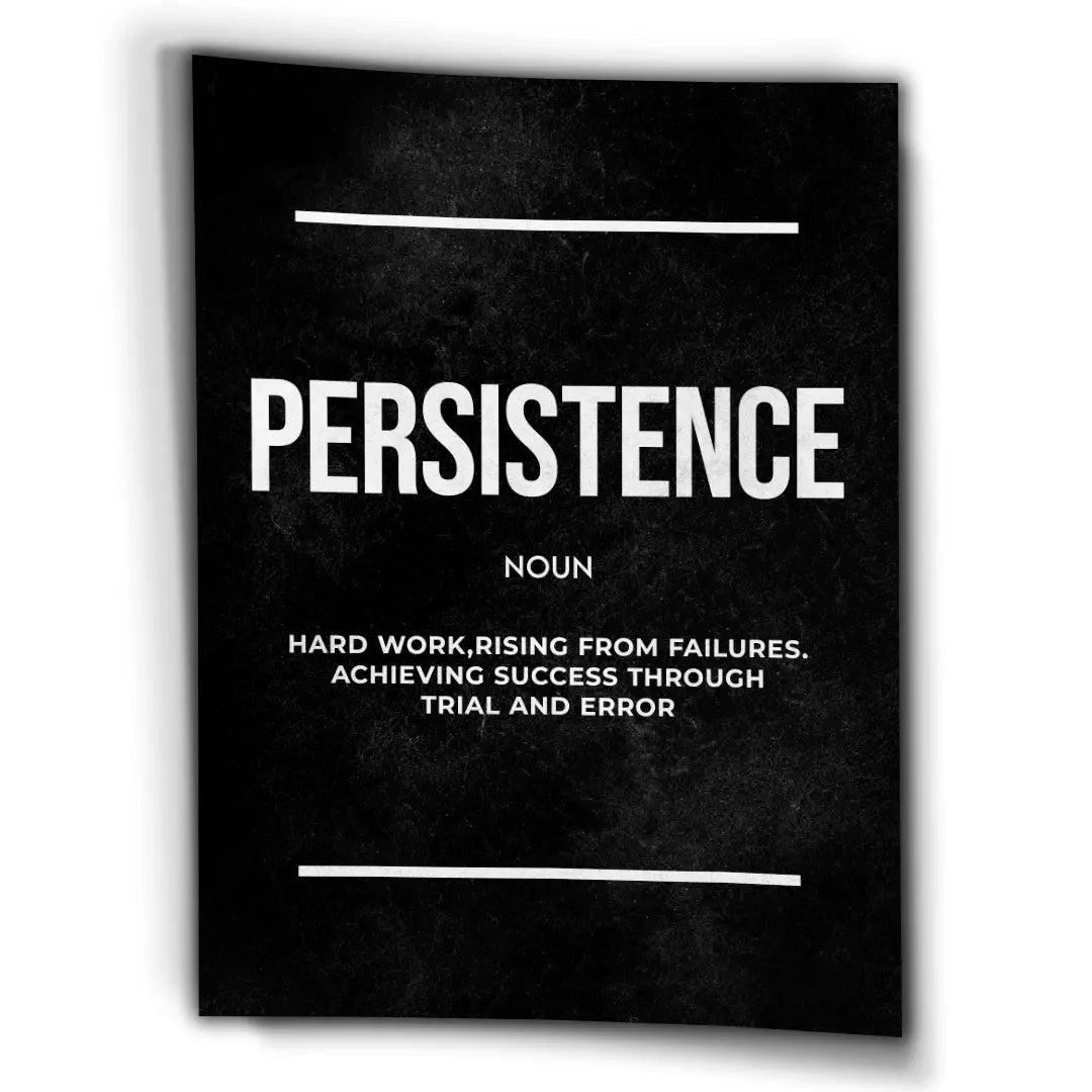 Persistence Definicja | Plakat