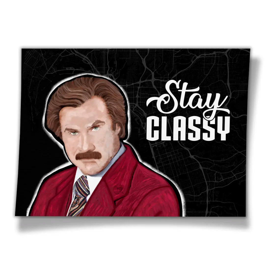 Ron Burgundy | Poster