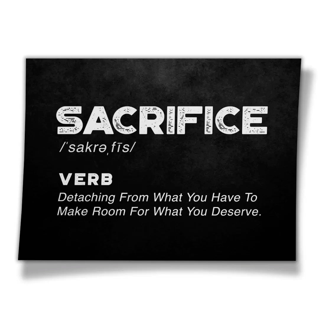Sacrifice Definicja | Plakat