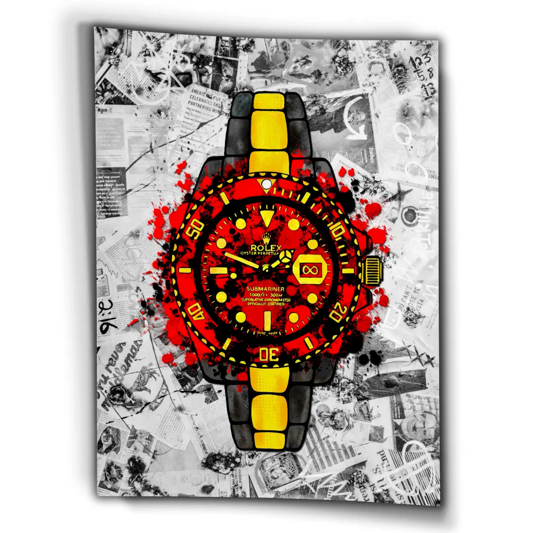 Submariner Czerwony | Plakat