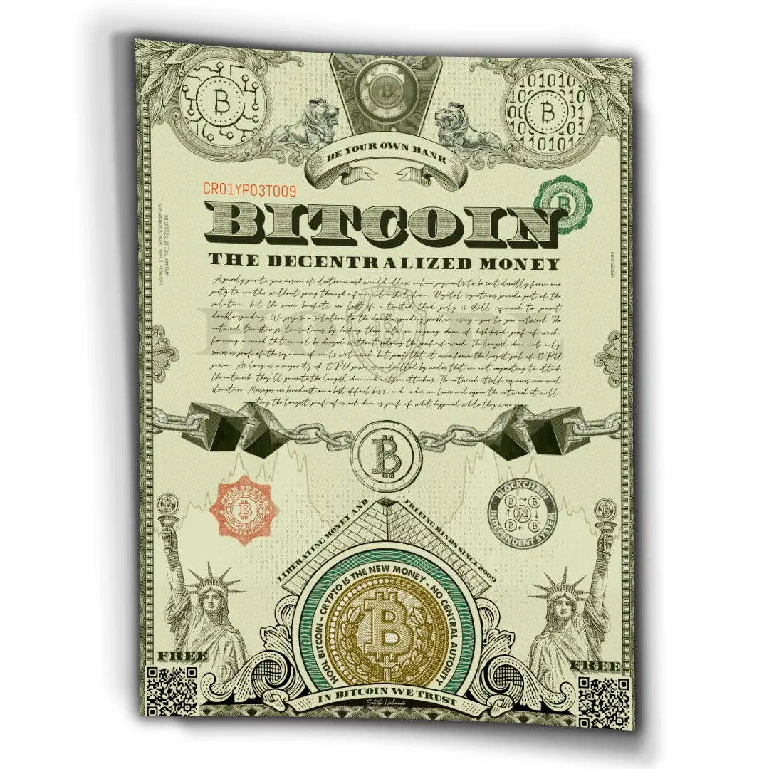 Bitcoin Certificate | Poster