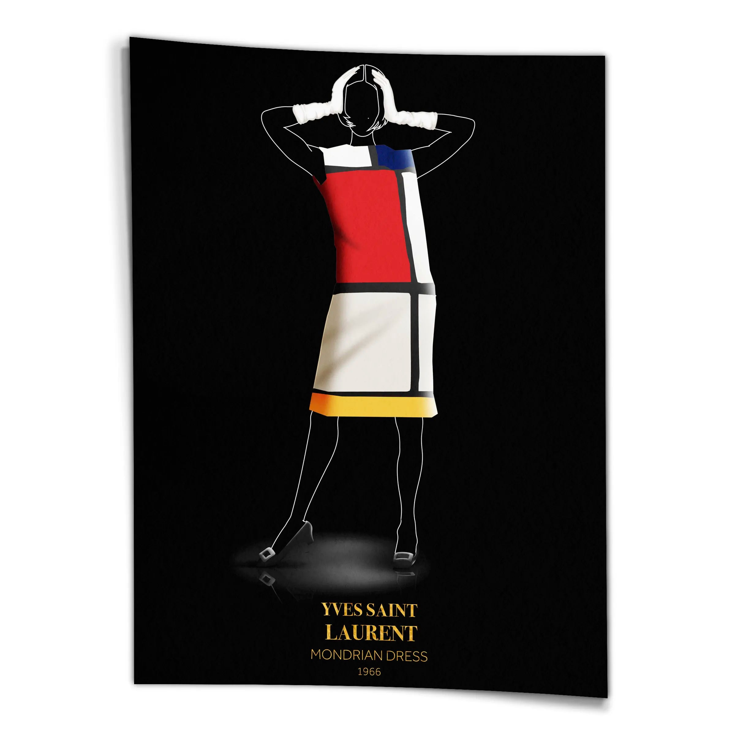 YSL Ikoniczna Sukienka | Plakat