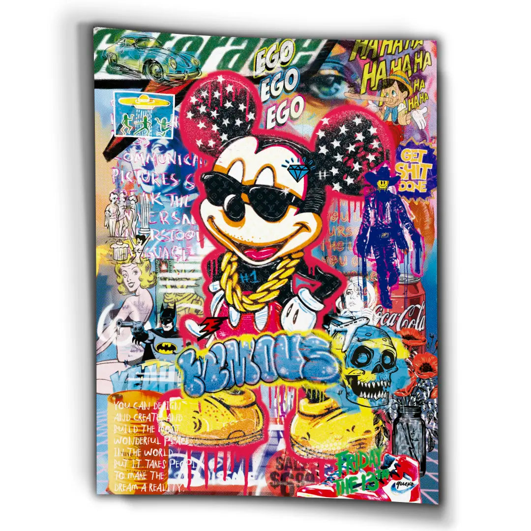 Mickey Gold Chain | Plakat