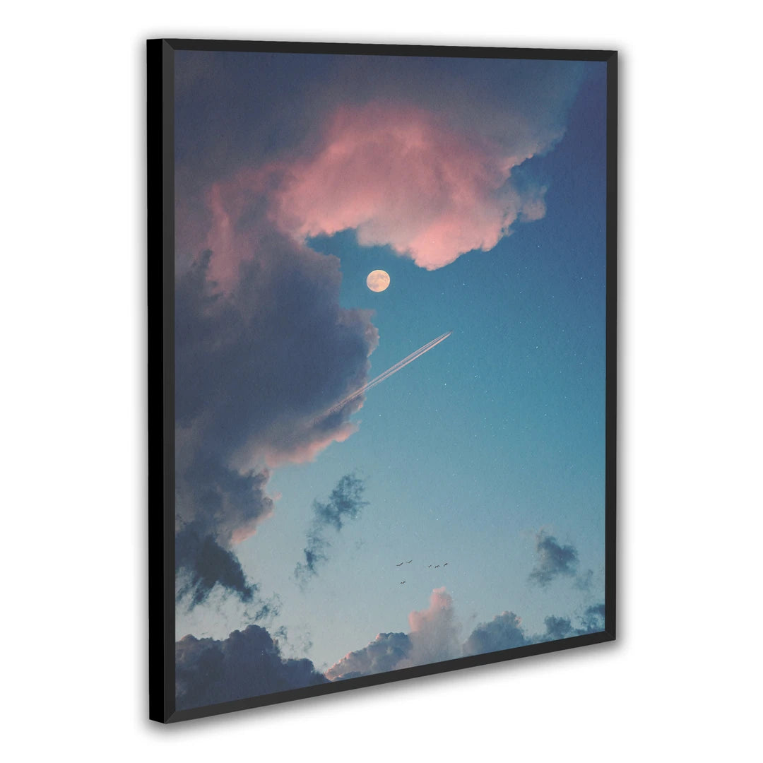 Sky View | Plakat, w czarnej ramie, pod kątem