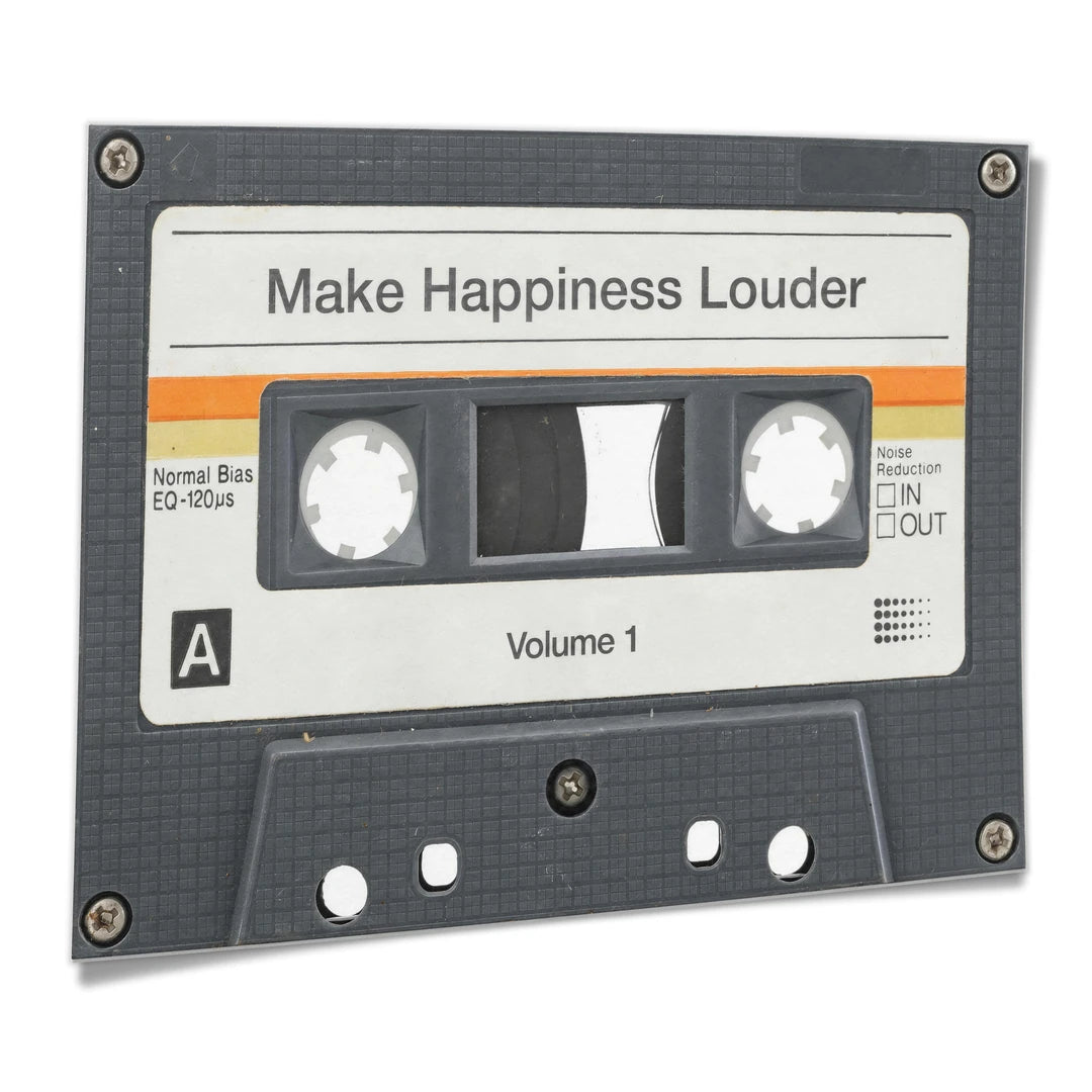 Kaseta Make Happiness Louder | Plakat, pod kątem