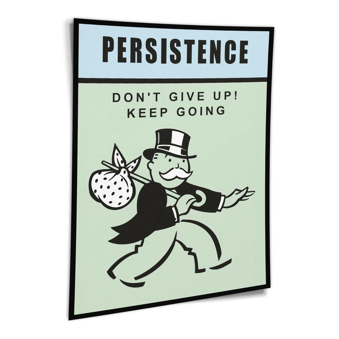 Monopoly Persistence | Plakat, pod kątem