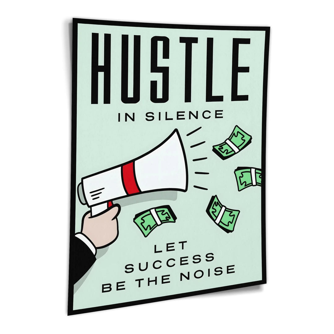 Monopoly Hustle In Silence | Plakat, pod kątem