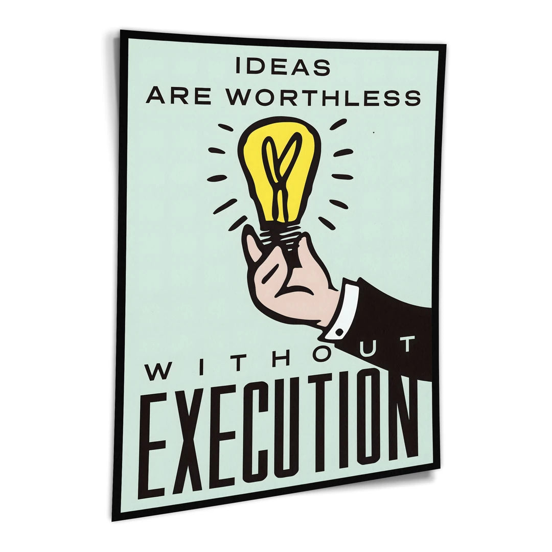 Monopoly Ideas Are Worthless | Plakat, pod kątem