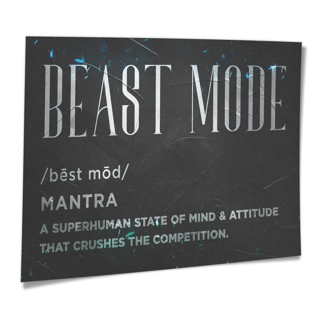 Beast Mode Definicja | Plakat, pod kątem
