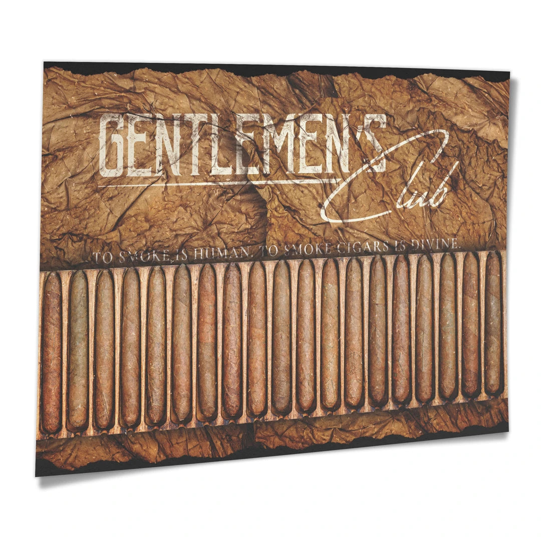 Gentlemen's Club Cigars | Plakat, pod kątem