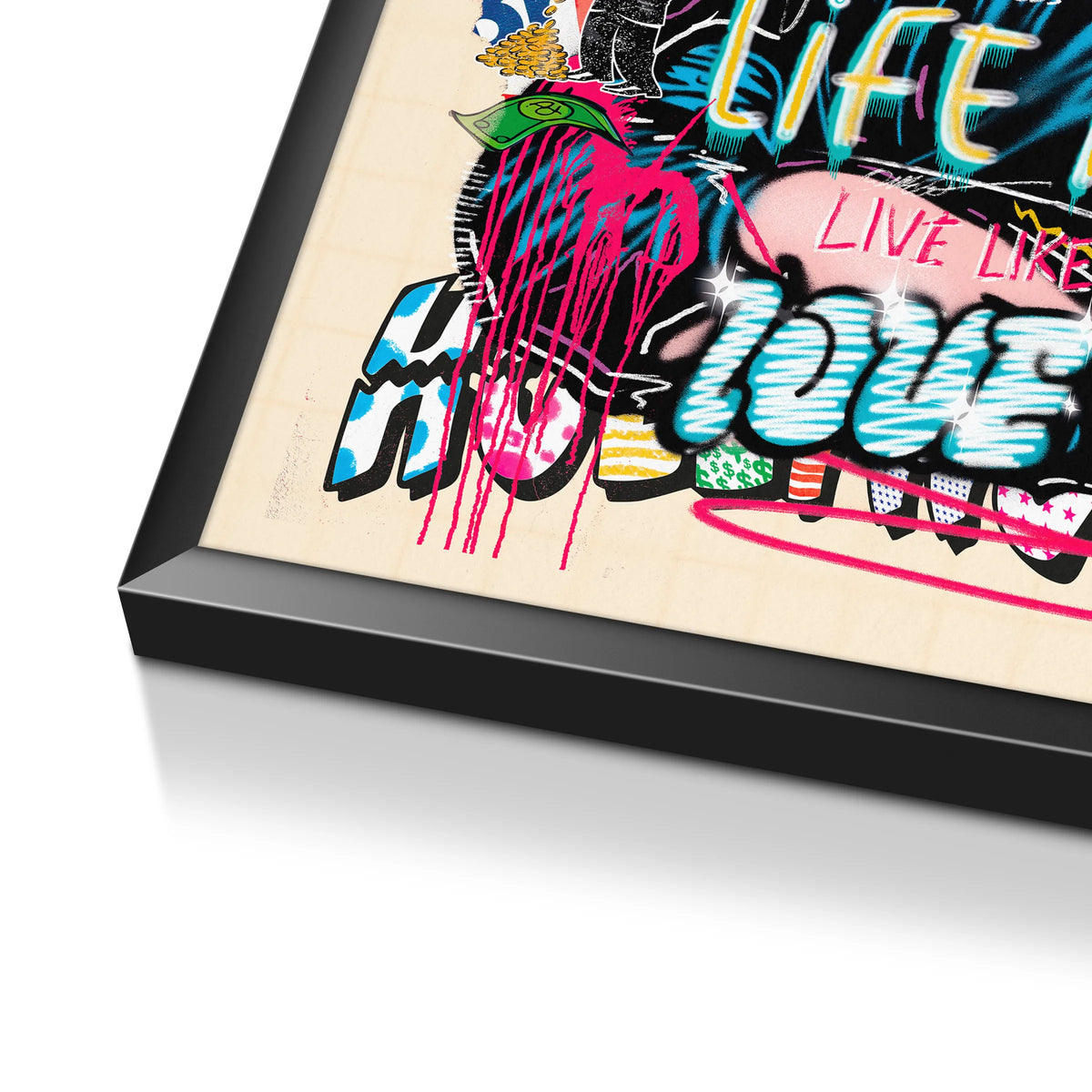Mona Lisa - Life Is Art | Plakat
