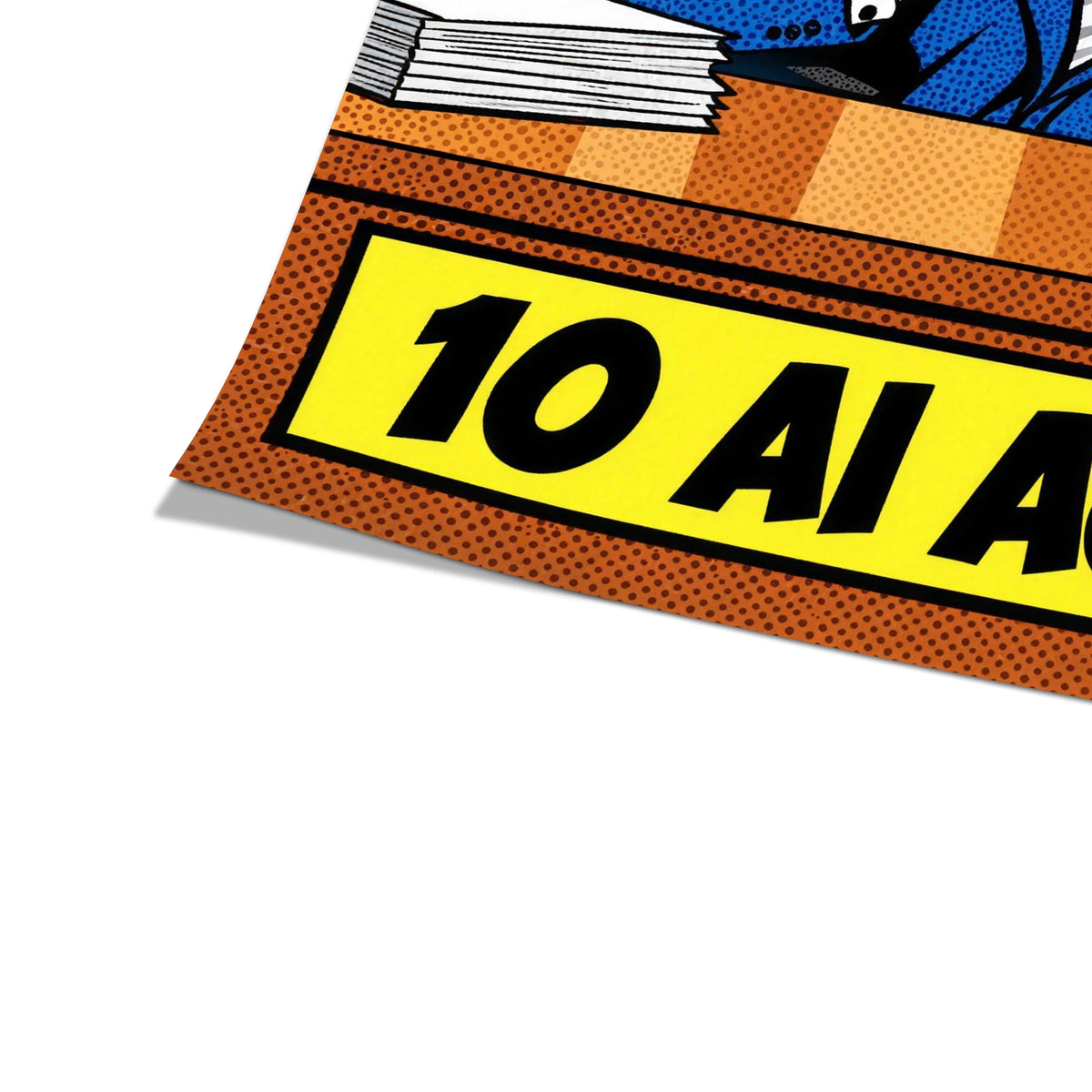 0 Employees 10 AI Agents | Plakat, zbliżenie