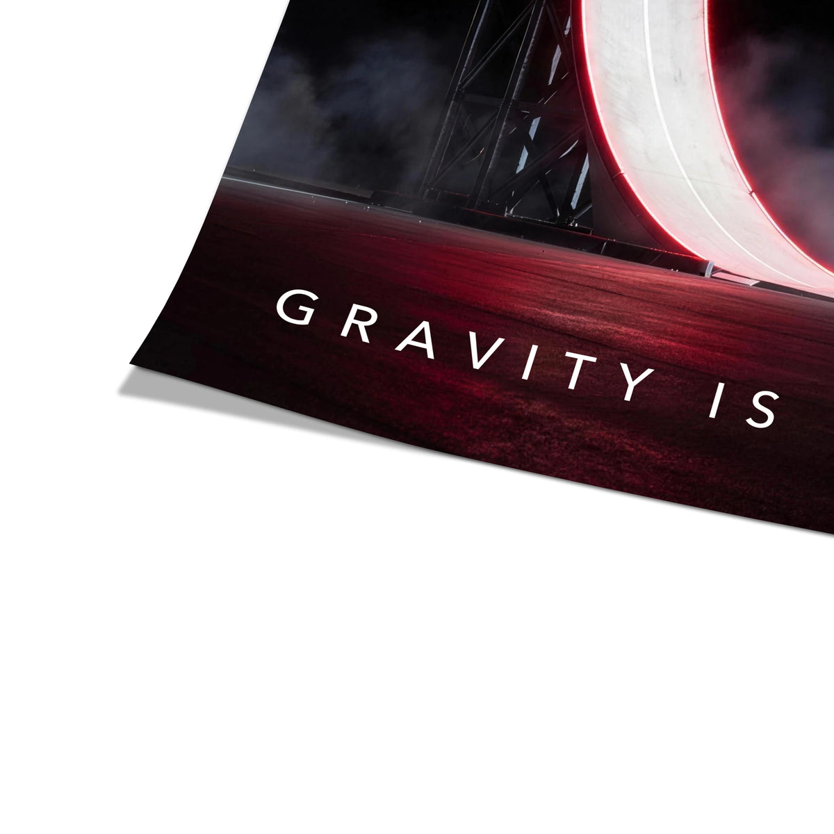 Tesla Gravity Is Optional | Plakat, zbliżenie