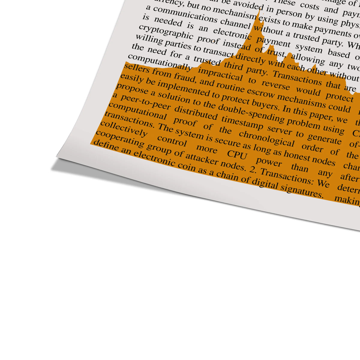 Bitcoin Whitepaper | Plakat