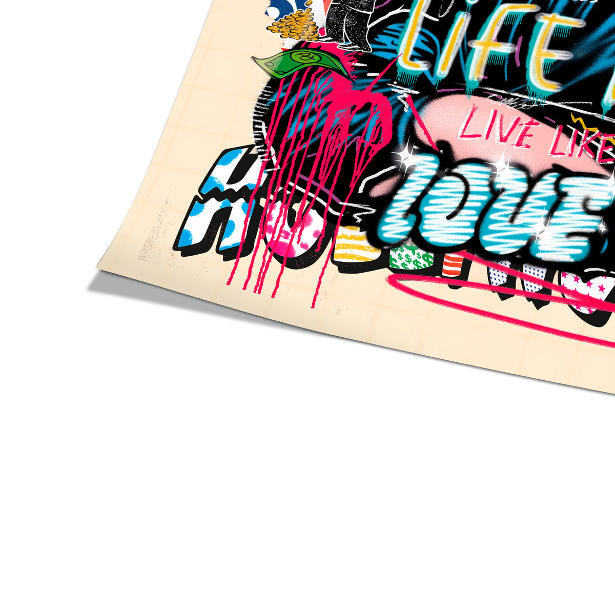 Mona Lisa - Life Is Art | Plakat