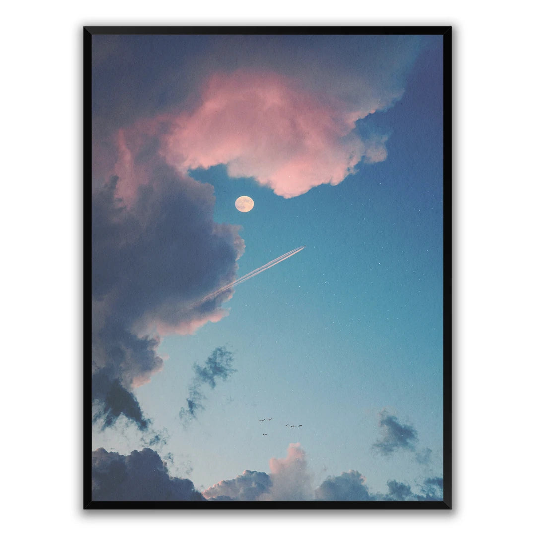 Sky View | Plakat, w czarnej ramie, widok z przodu