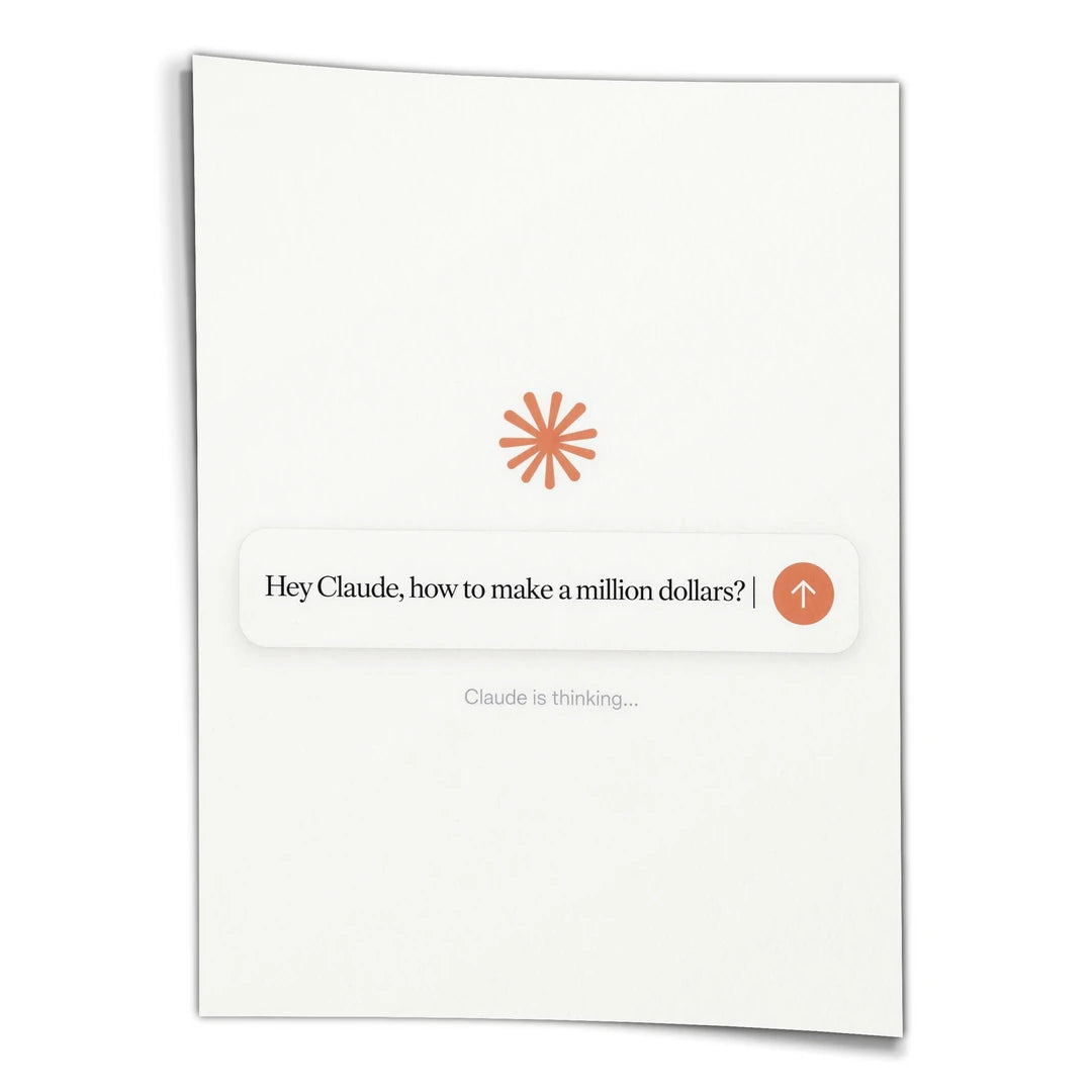 Claude: How to Make a Million Dollars? | Plakat, widok z przodu