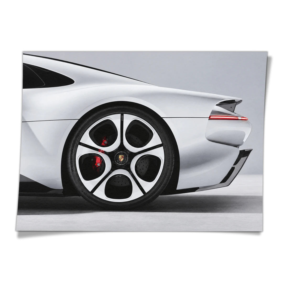 Porsche Mission S z Boku | Plakat, widok z przodu
