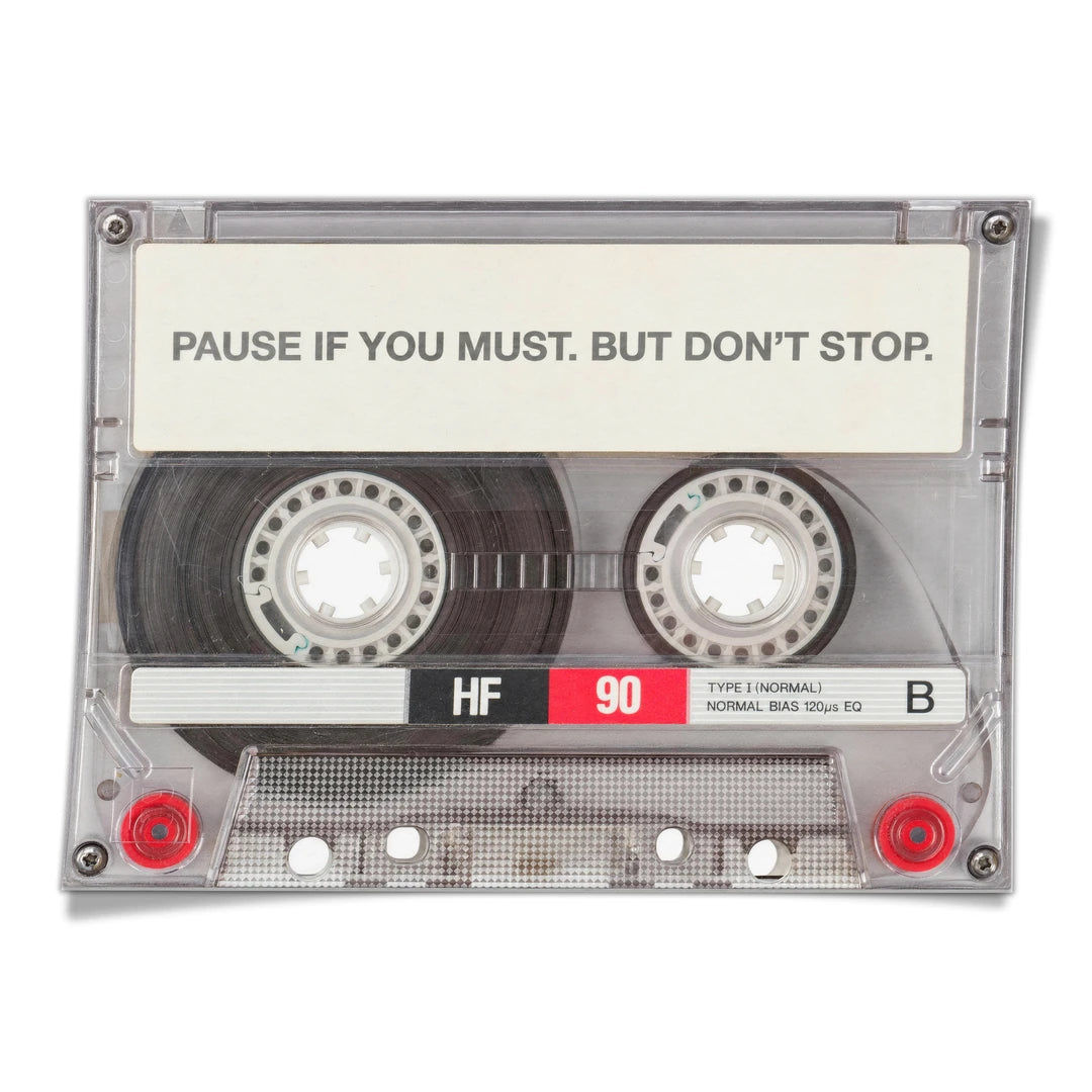 Kaseta Pause If You Must | Plakat, widok z przodu
